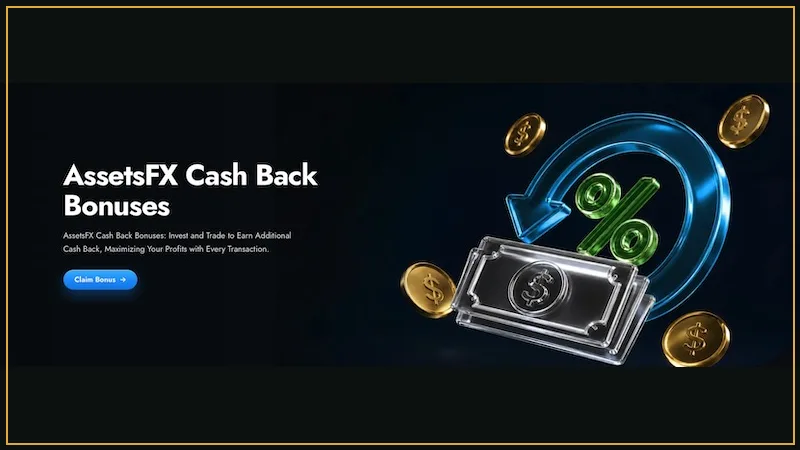 Cashback icon showing 5% money-back guarantee and golden coins returning to wallet